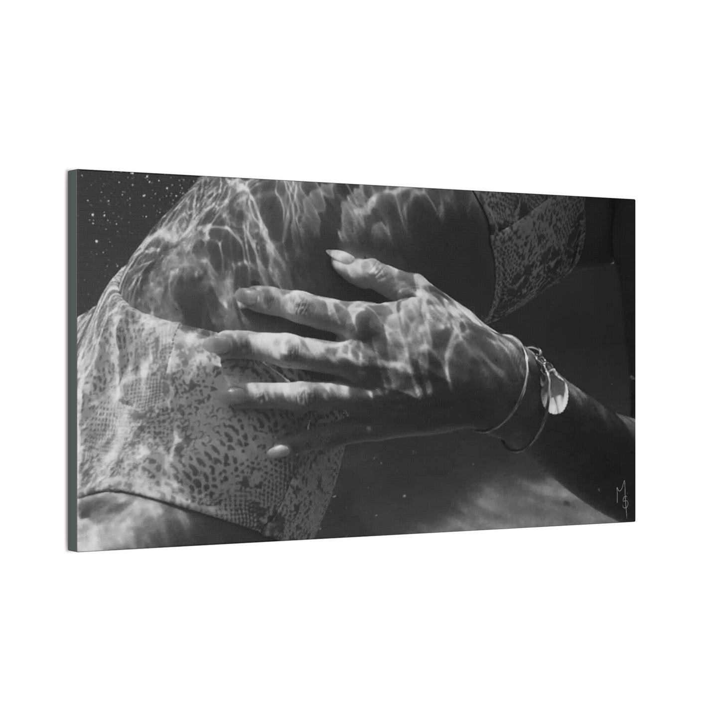 Sun Lover (Underwater Photograph) on Canvas Stretched