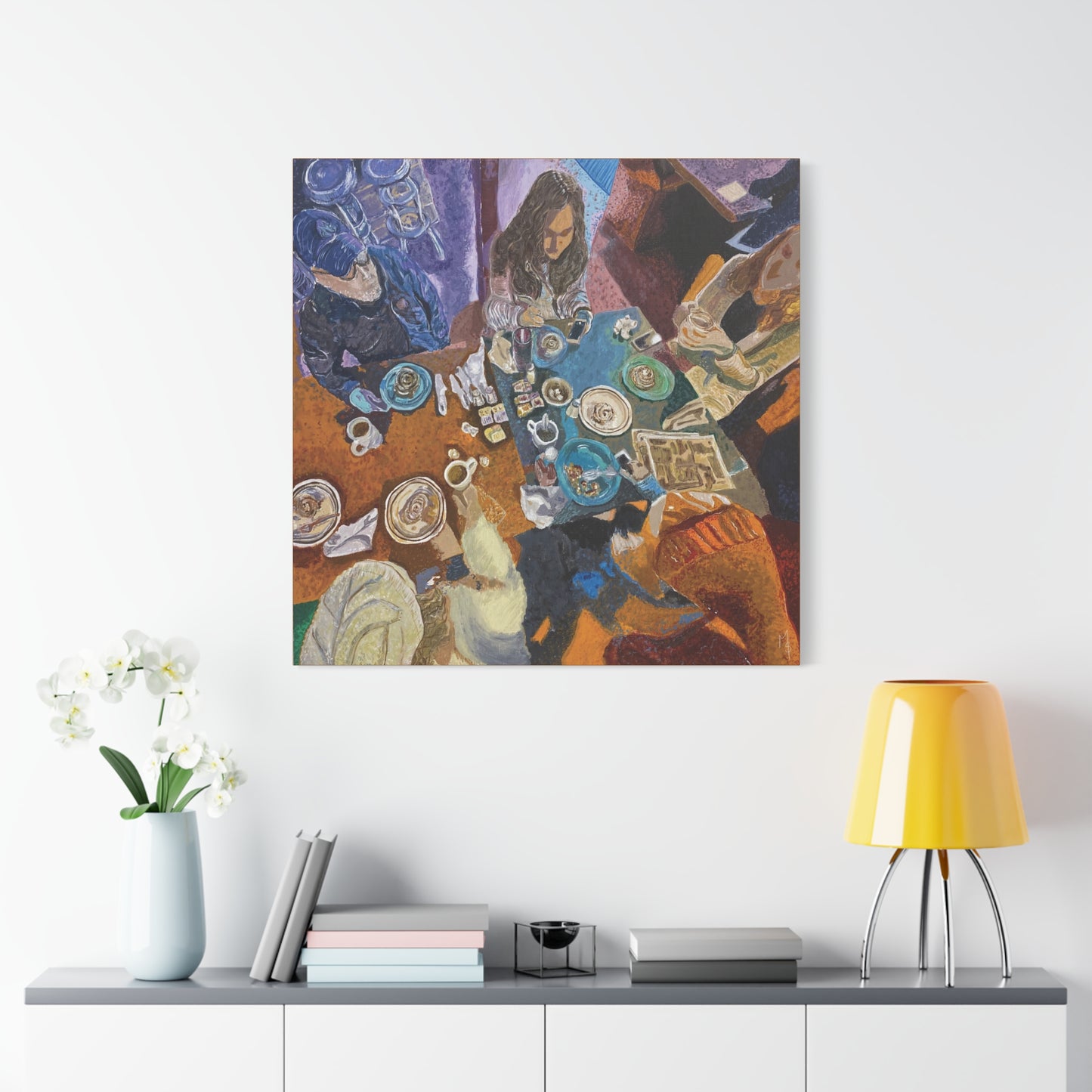 Canvas Reproduction- "Communal Meal"