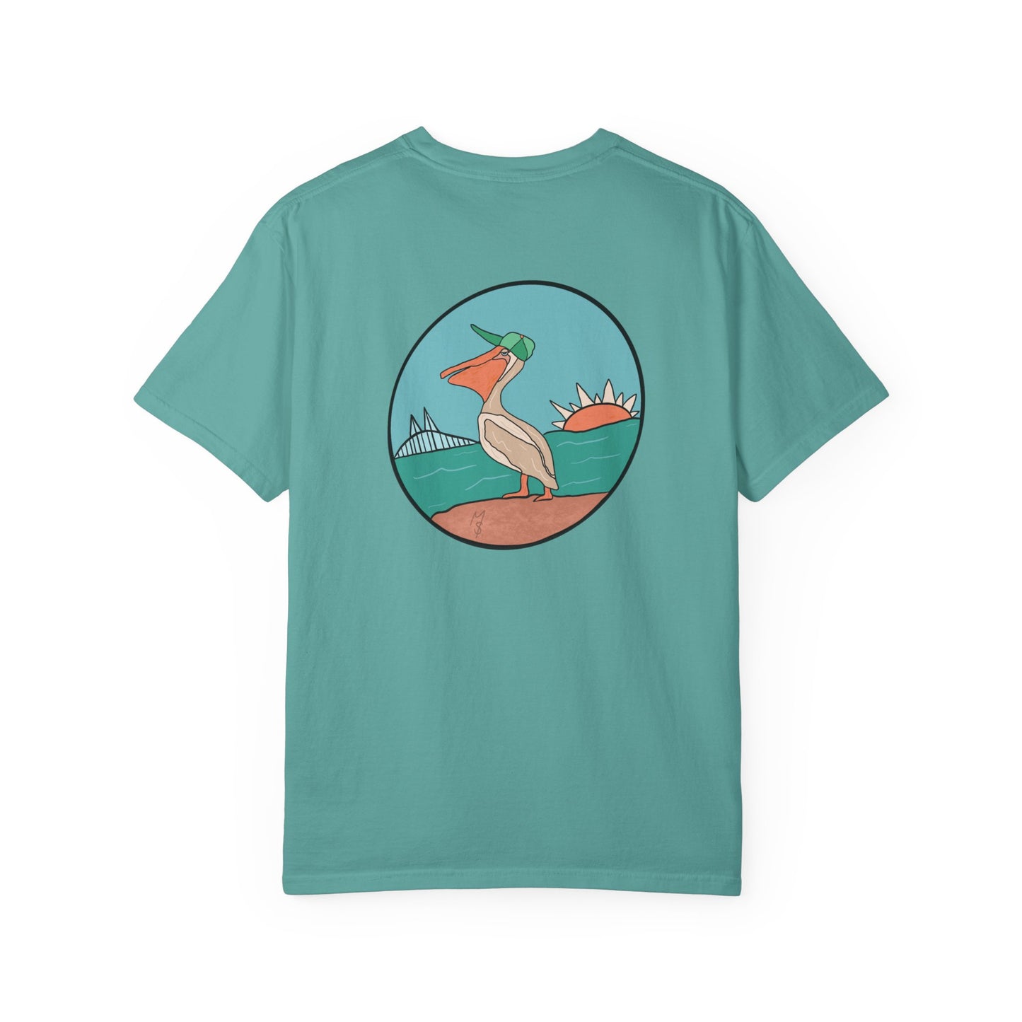 Pelican Tee w/ St. Petersburg, FL Coordinates