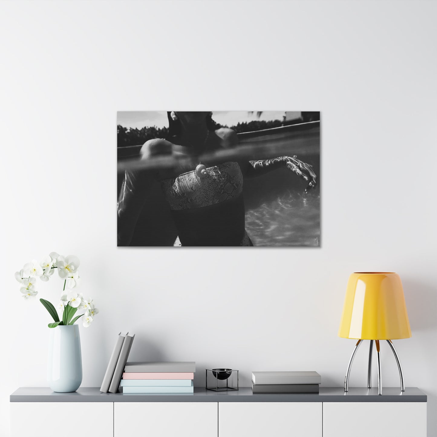 Underwater Elegance - Photograph on Canvas