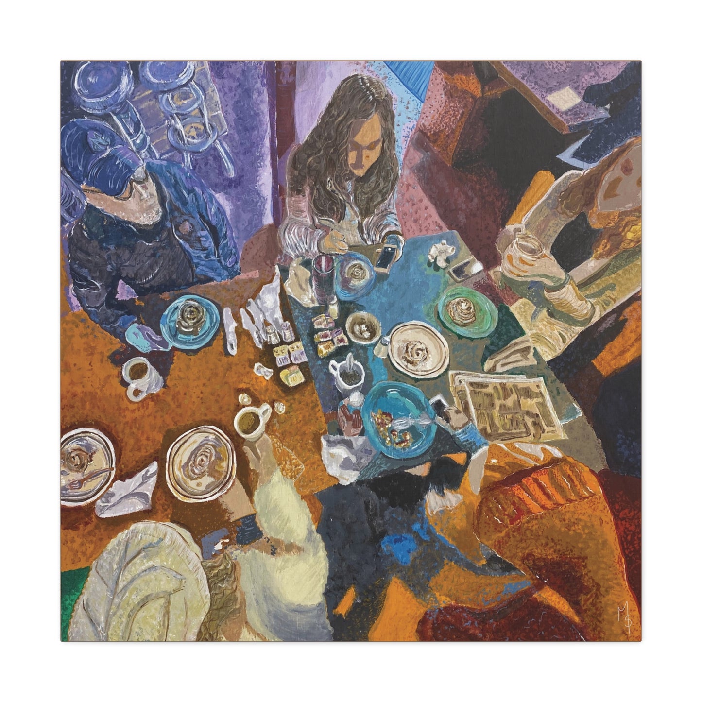 Canvas Reproduction- "Communal Meal"
