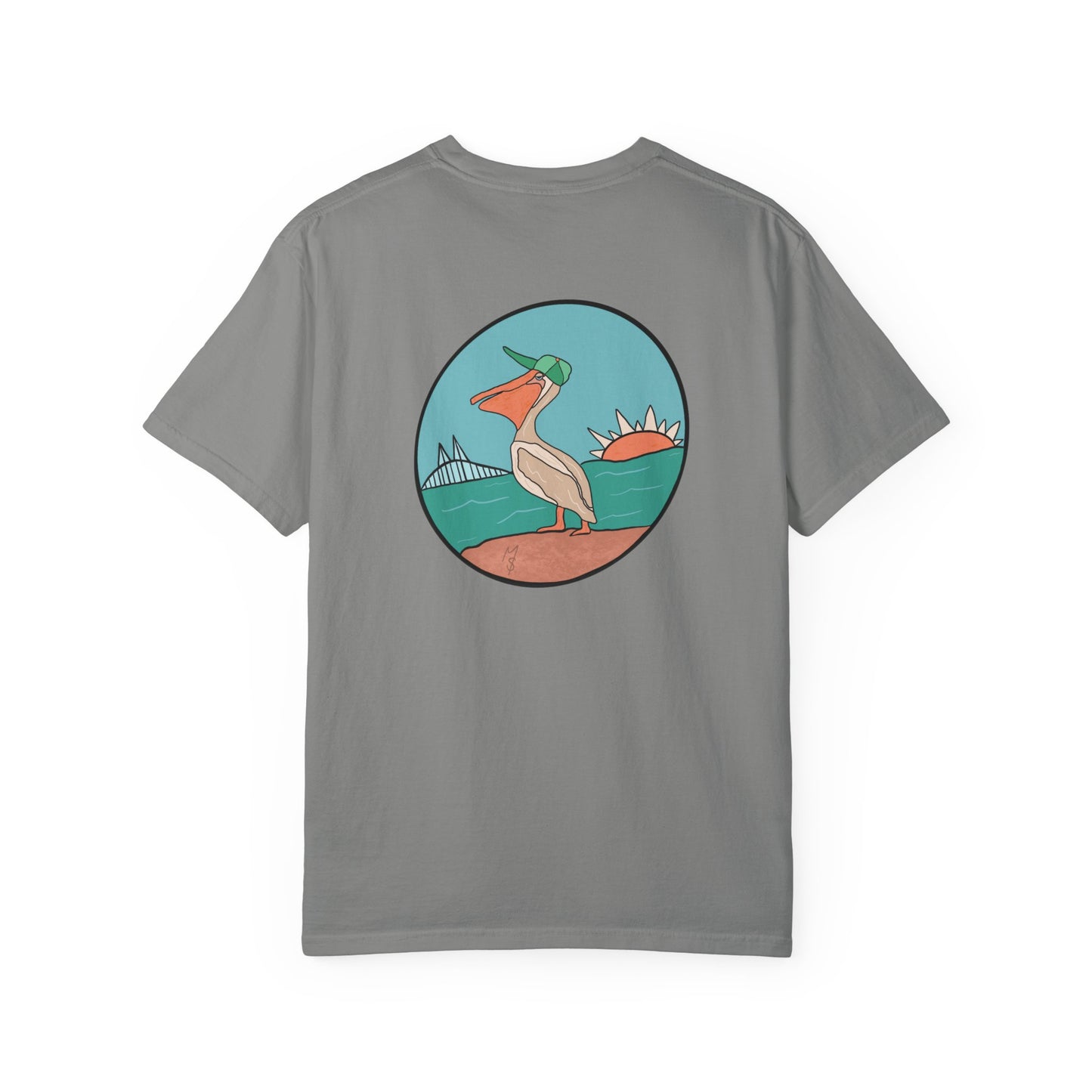 Pelican Tee w/ St. Petersburg, FL Coordinates