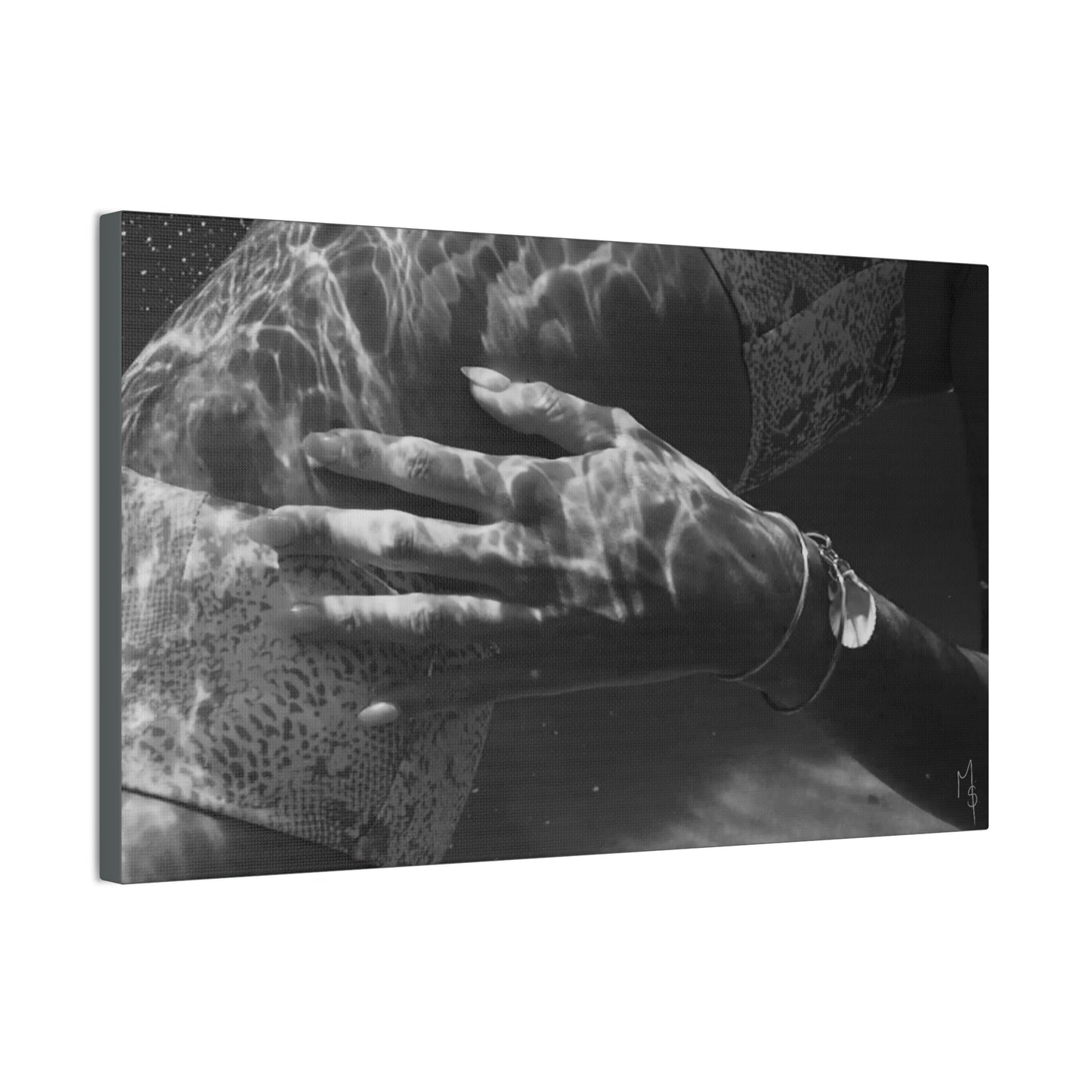 Sun Lover (Underwater Photograph) on Canvas Stretched