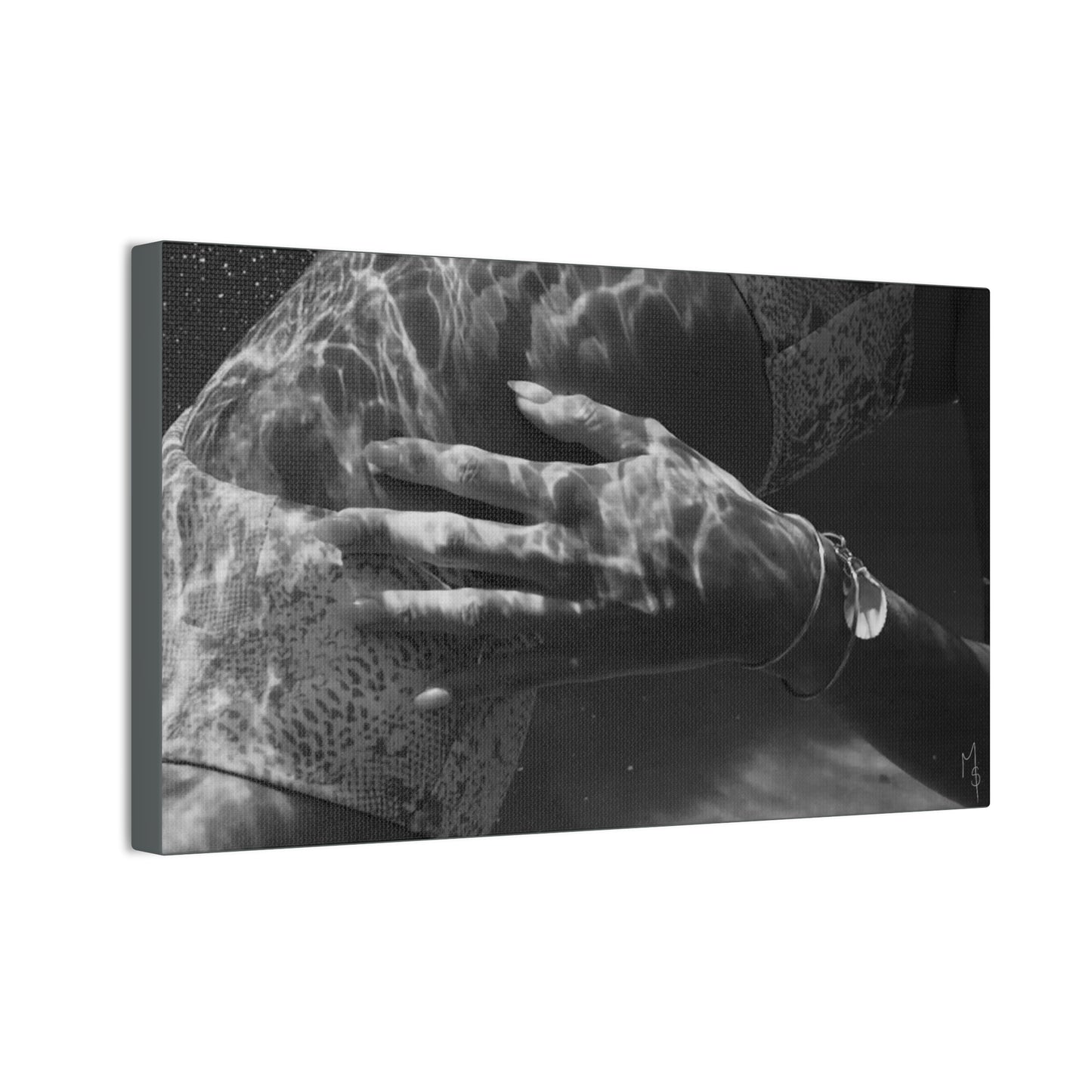 Sun Lover (Underwater Photograph) on Canvas Stretched