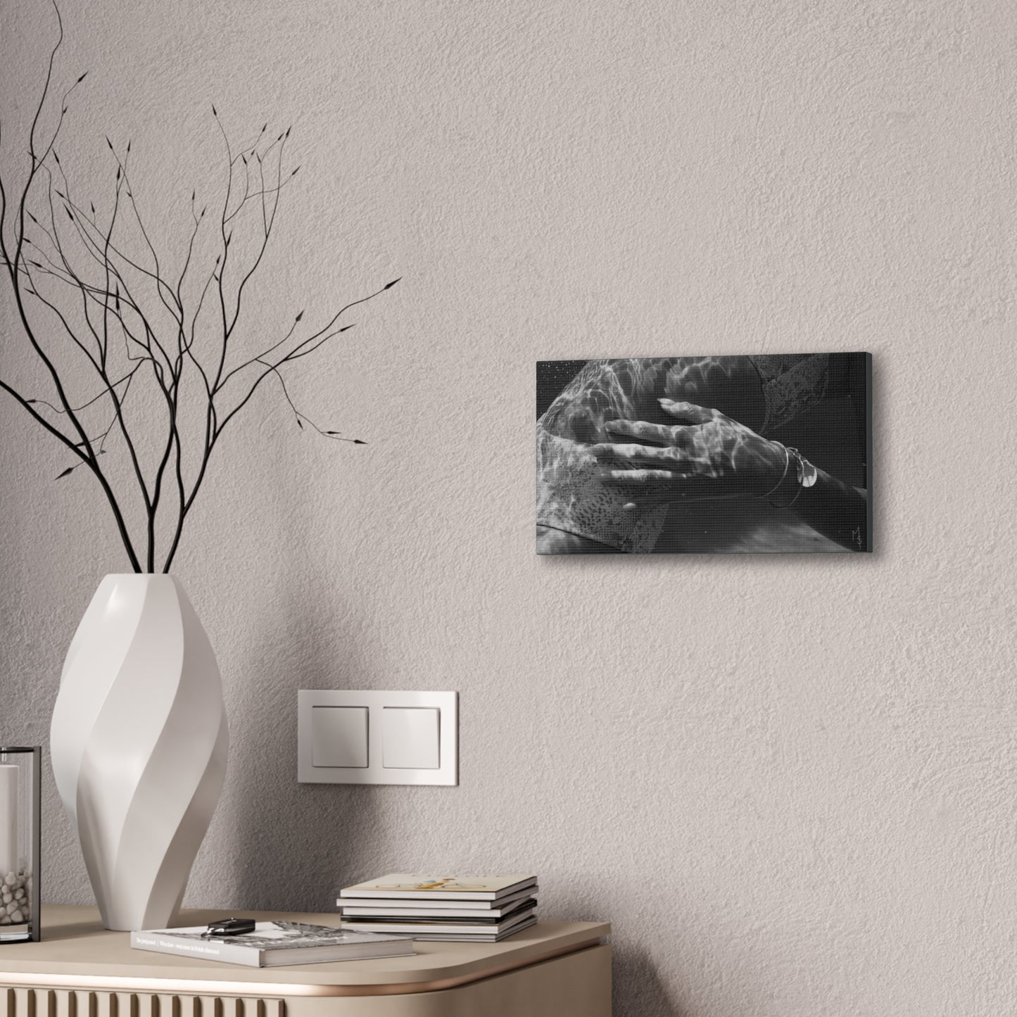 Sun Lover (Underwater Photograph) on Canvas Stretched