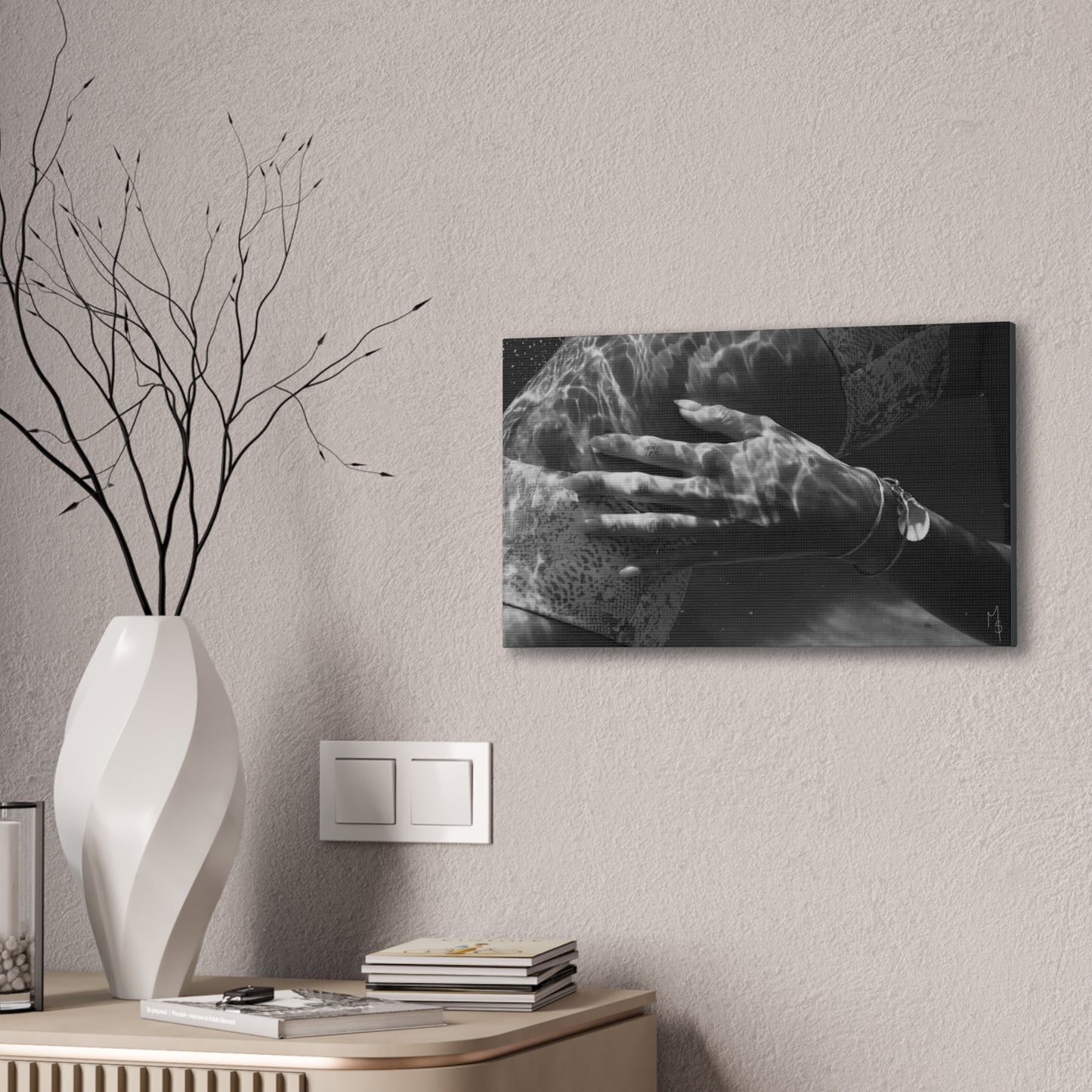 Sun Lover (Underwater Photograph) on Canvas Stretched