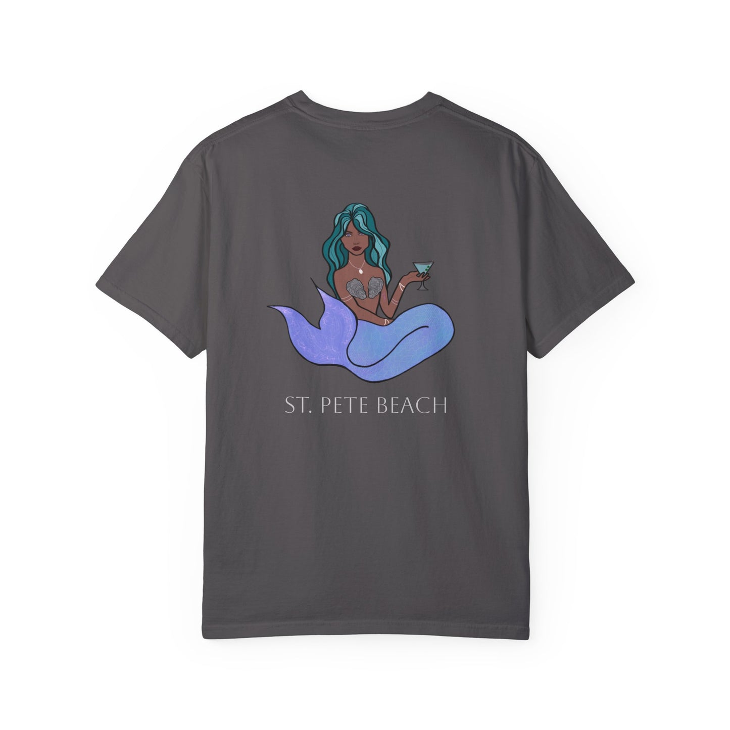 St. Pete Beach Mermaid Unisex Garment-Dyed T-Shirt