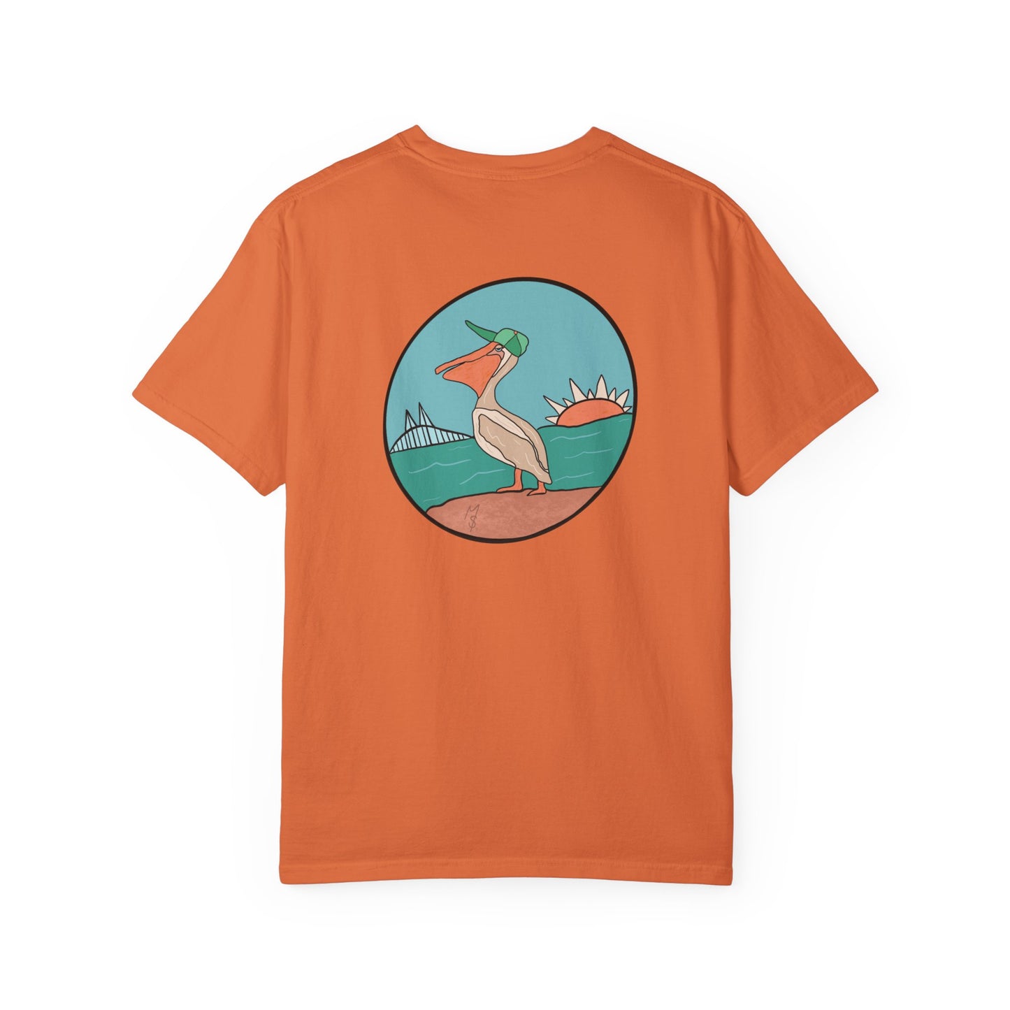 Pelican Tee w/ St. Petersburg, FL Coordinates