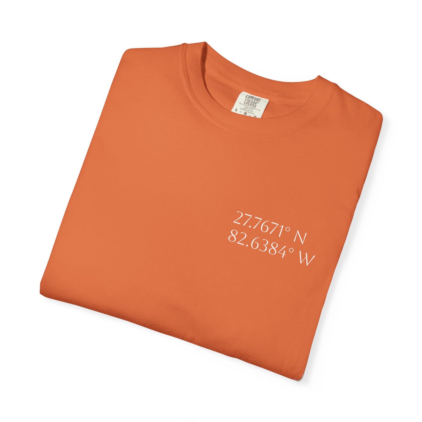 Pelican Tee w/ St. Petersburg, FL Coordinates