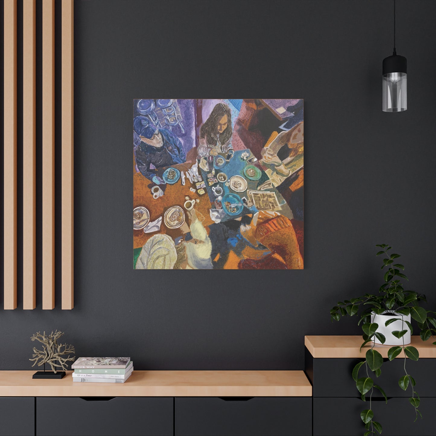 Canvas Reproduction- "Communal Meal"