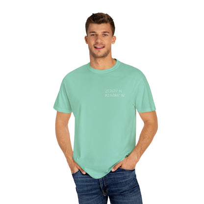 Pelican Tee w/ St. Petersburg, FL Coordinates