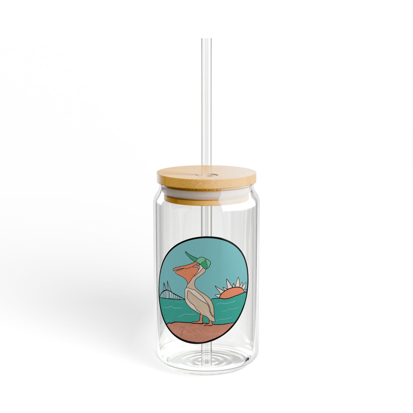 Skyway Pelican Sipper Glass, 16oz