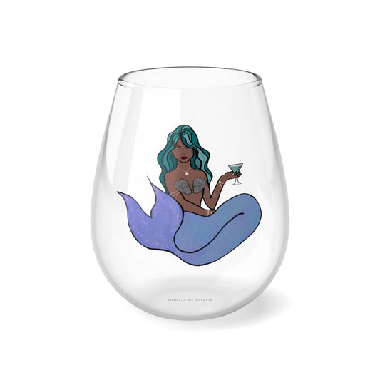 Martini Mermaid Wine Glass, 11.75oz