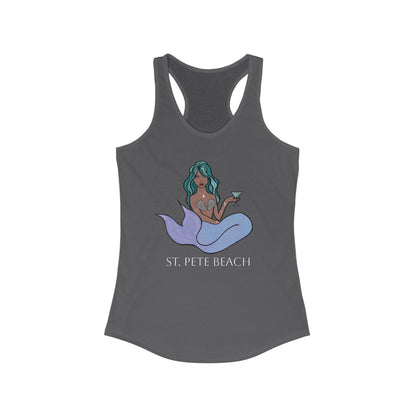 Mermaid Graphic Racerback Tank Top - St. Pete Beach