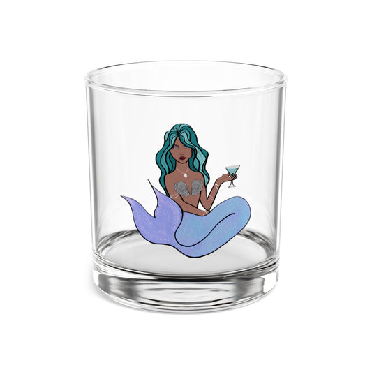 Mermaid Martini Rocks Glass, 10oz